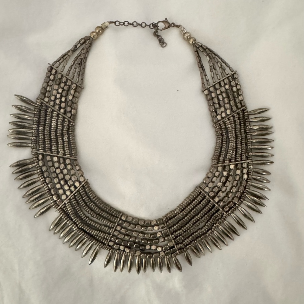 Gold Bib Necklace